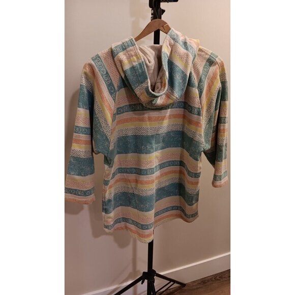 ORB Large Women's Hoodie Striped Pullover Hooded Sweater Excellent Condition - Picture 3 of 11